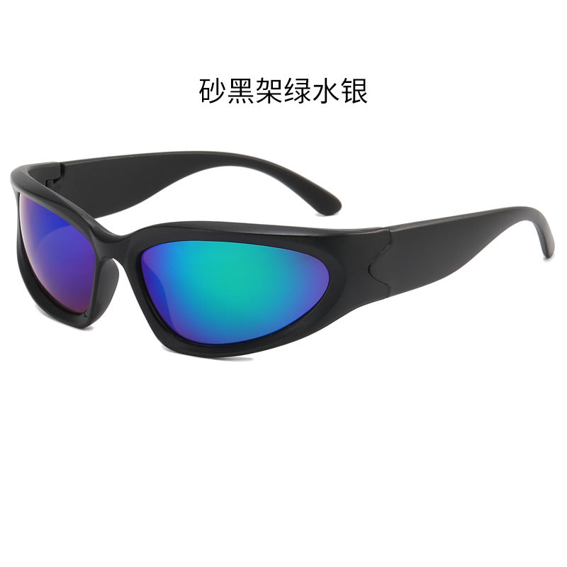 Wholesale Cycling Sunglasses Steampunk Small Frame Sunglasses